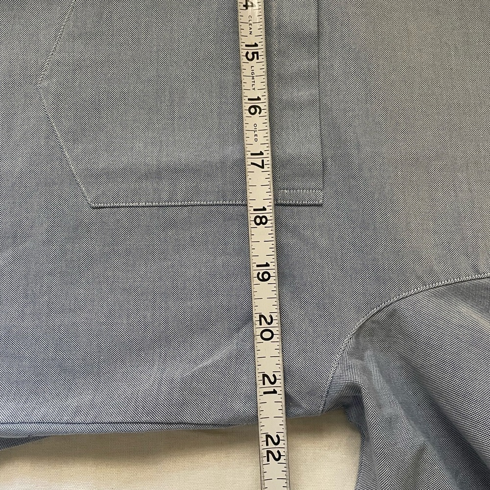 Frank & Eileen Joedy button down boyfriend shirt in blue - Picture 14 of 16